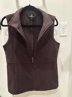 Espresso brown Woolx Merino wool vest size smalll